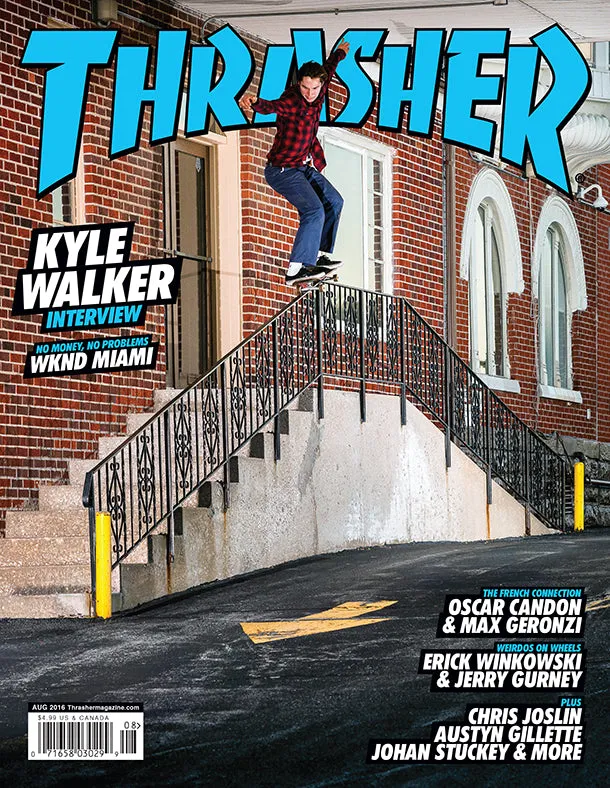 Thrasher Magazine Agosto 2016 rivista Elijah Berle