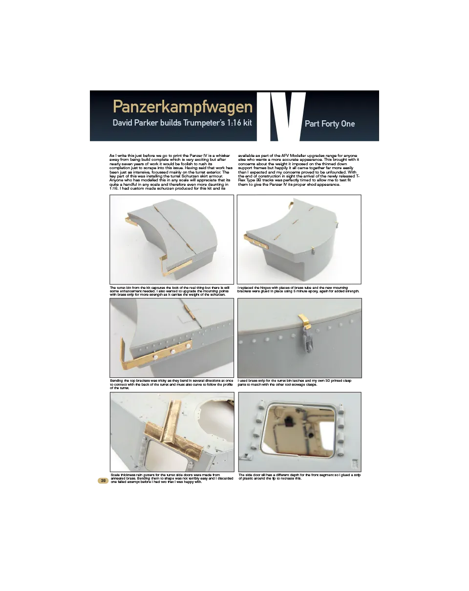 AFV Modeller AFV123 articolo PDF Panzerkampfwagen IV Part 41