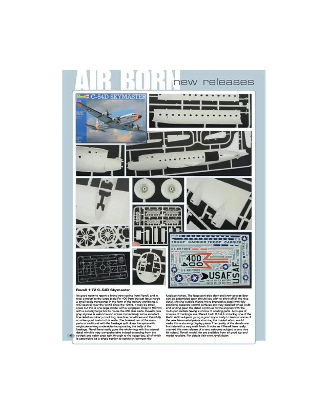 AFV Modeller AIR 62 Air Born articolo PDF copia singola aviotrasportati