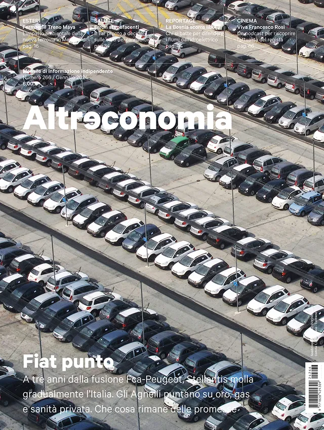 Altreconomia 266 Fiat punto rivista numero singolo Stellantis