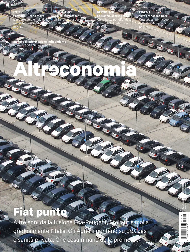Altreconomia 266 Fiat punto rivista numero singolo Stellantis