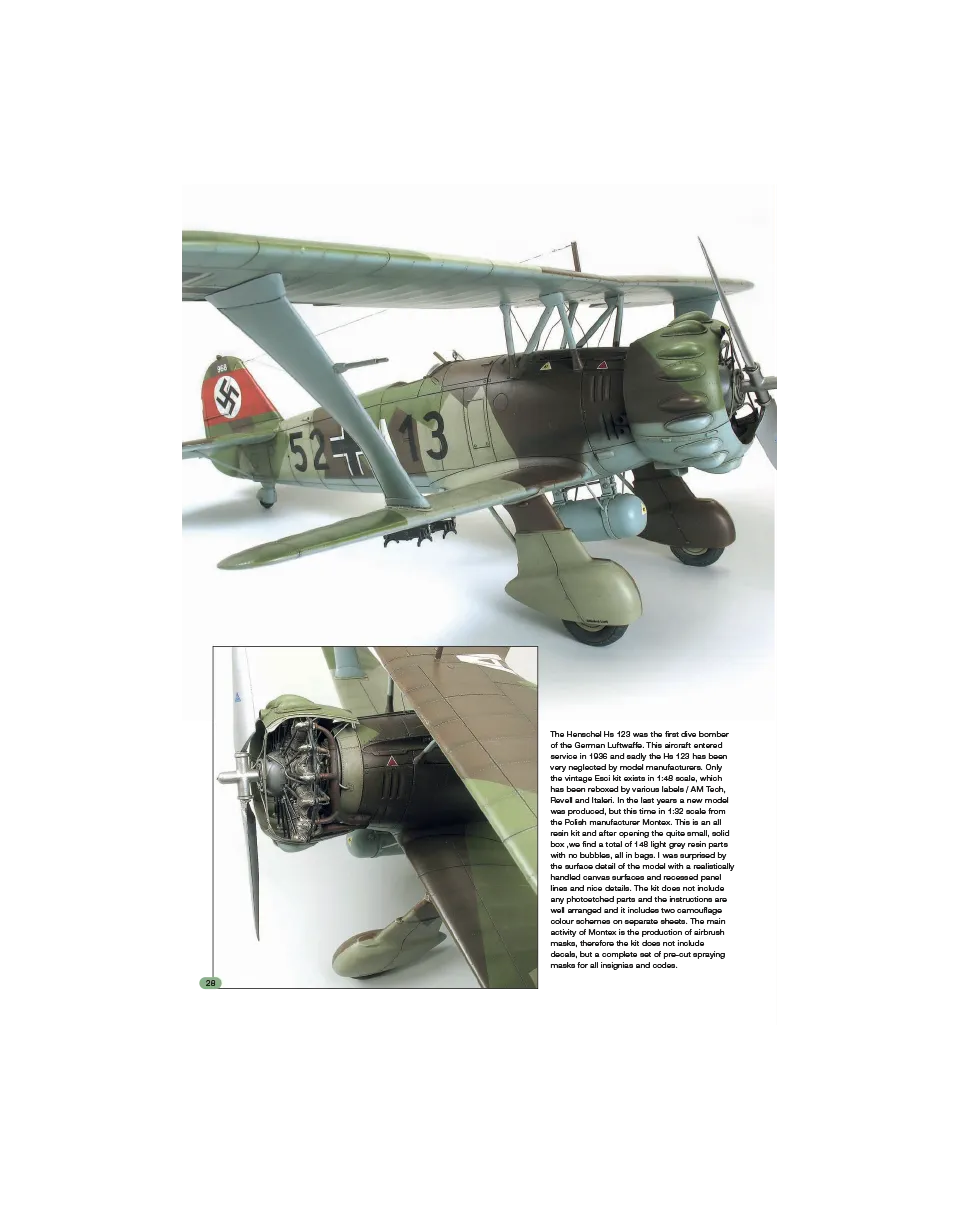 AFV Modeller AIR64 Henschel Hs 123A articolo PDF