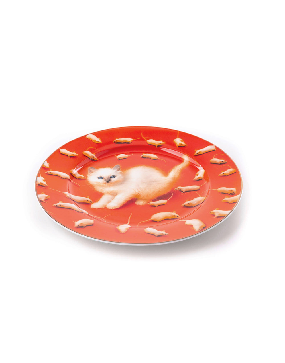 TOILETPAPER Gold Border piatto porcellana Trumpets 27 cm