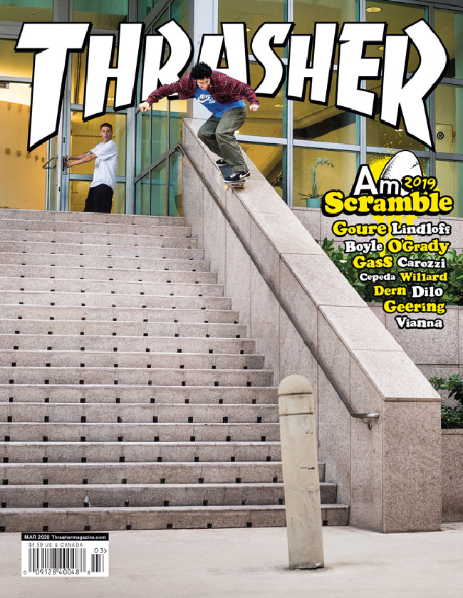 Thrasher Magazine Marzo 2020 rivista arretrato skate