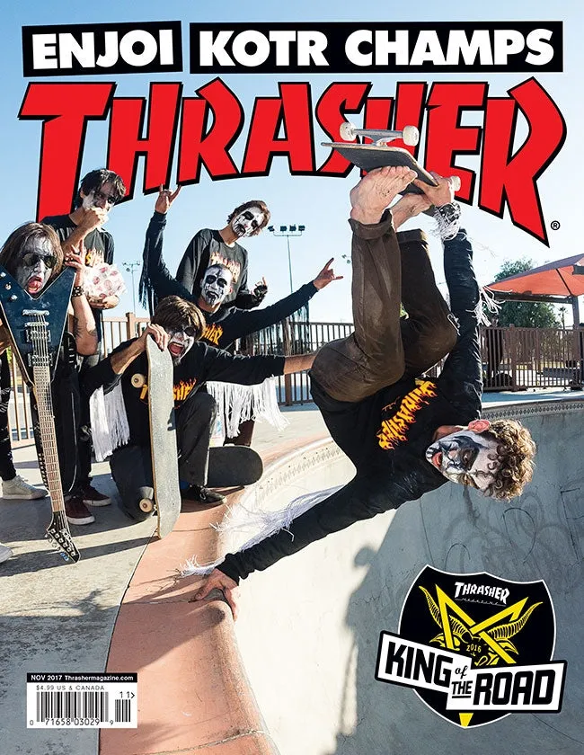 Thrasher rivista novembre 2017 copia singola King Road