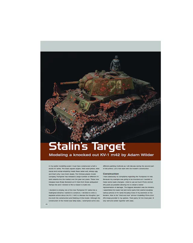 AFV Modeller 38 articolo PDF Stalins Target