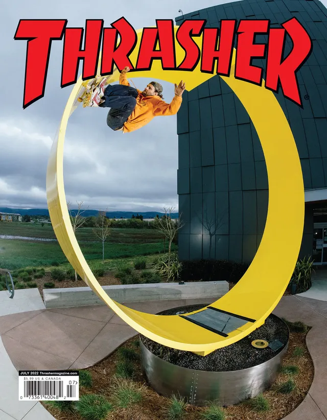 Thrasher Magazine luglio 2022 rivista skate 200 pagine