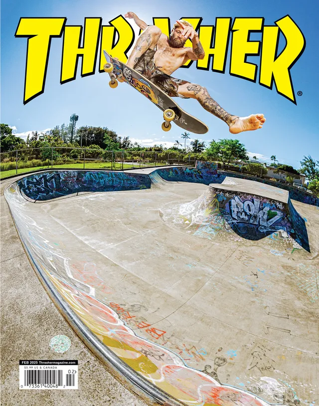 Thrasher Magazine febbraio 2025 rivista copia singola GX