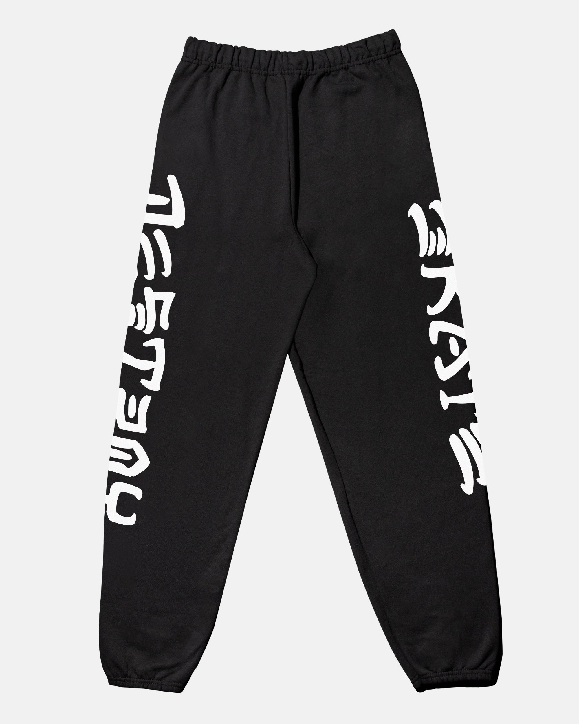 Thrasher Skate and Destroy pantaloni tuta neri cotone