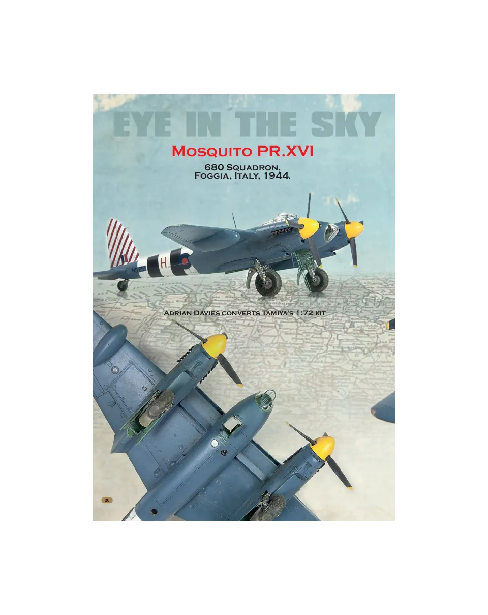 AFV Modeller AIR 65 Mosquito PR.XVI articolo PDF copia singola