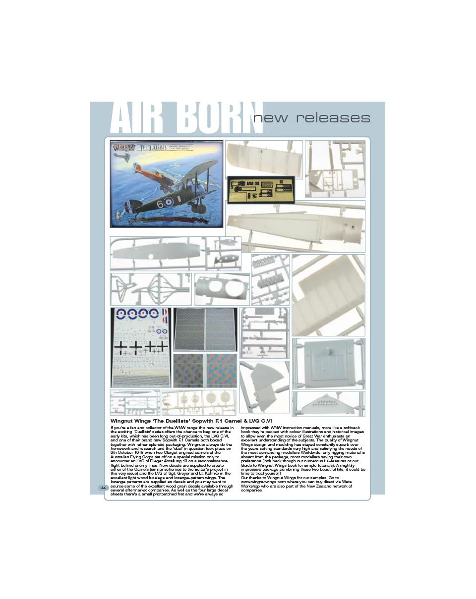 AFV Modeller AIR72 Air Borne rivista PDF aerei
