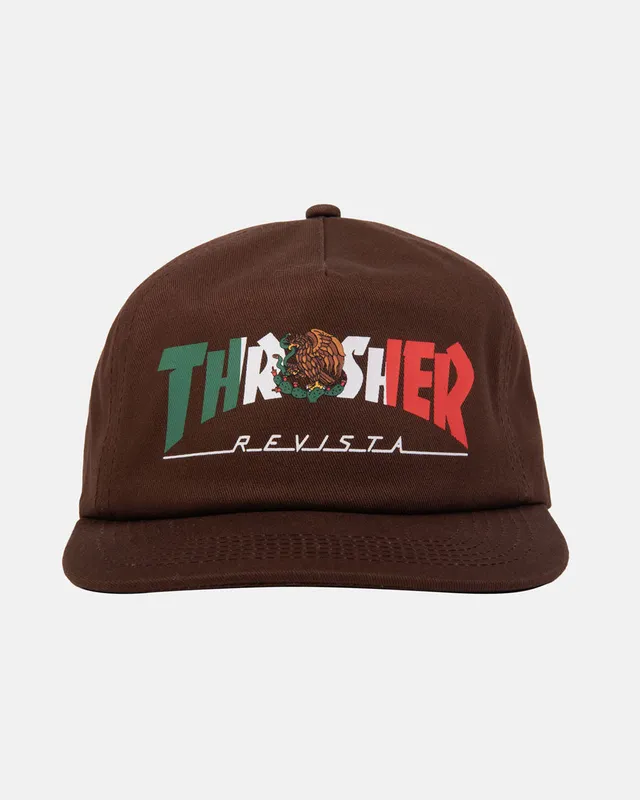 Thrasher Mexico Revista cappellino snapback marrone cotone