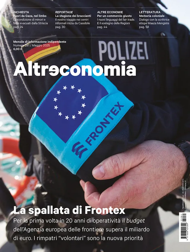 Altreconomia 281 La spallata di Frontex rivista copia singola frontiere