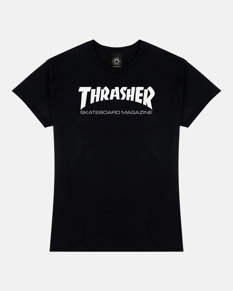 Thrasher Skate Mag t-shirt donna nera cotone