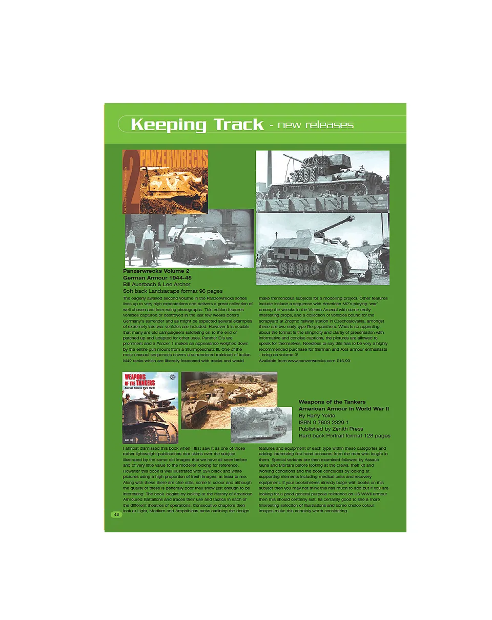 AFV Modeller 29 articolo PDF Keeping Track copia singola