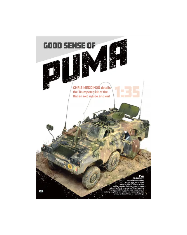 AFV Modeller AFV109 Puma 6X6 articolo PDF blindato