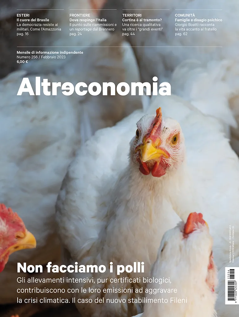 Altreconomia 256 rivista copia singola allevamenti polli