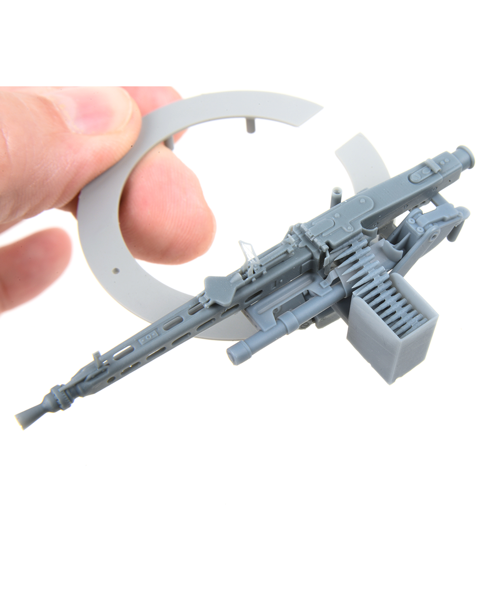 AFV Modeller 16274 1:16 Leopard 2A7 MG3 Hatch Ring Mount dettaglio resina