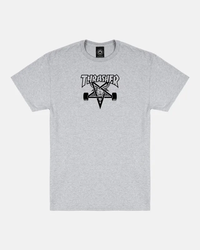 Thrasher Skategoat T-shirt maglietta grigia cotone