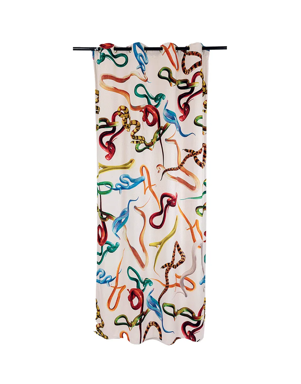 TOILETPAPER Tenda Snakes black poliestere 140x280