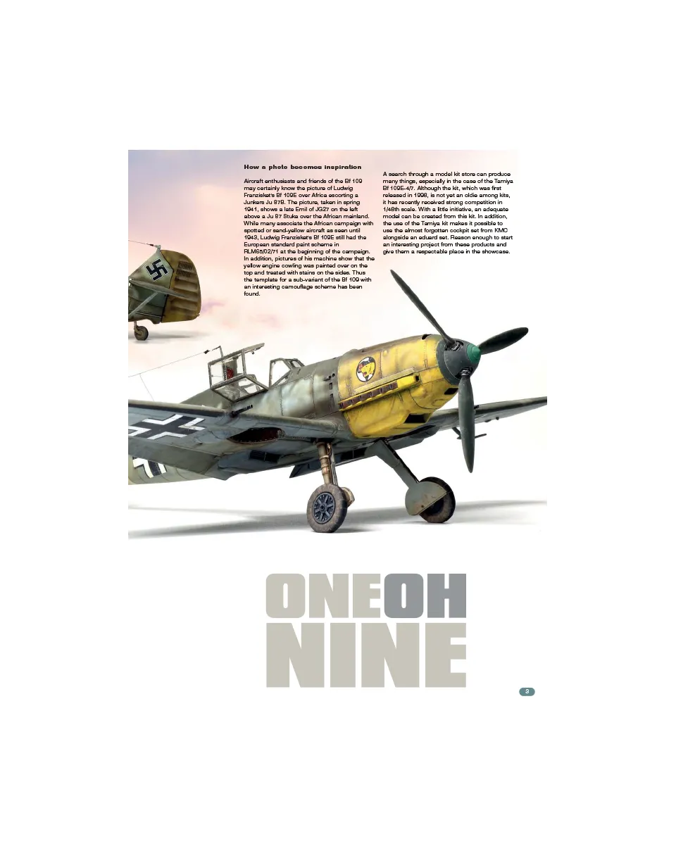 AFV Modeller AIR109 articolo PDF Bf-109E4 Trop 1:48