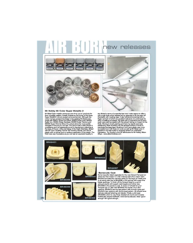 AFV Modeller AIR84 articolo PDF Air Borne aerei