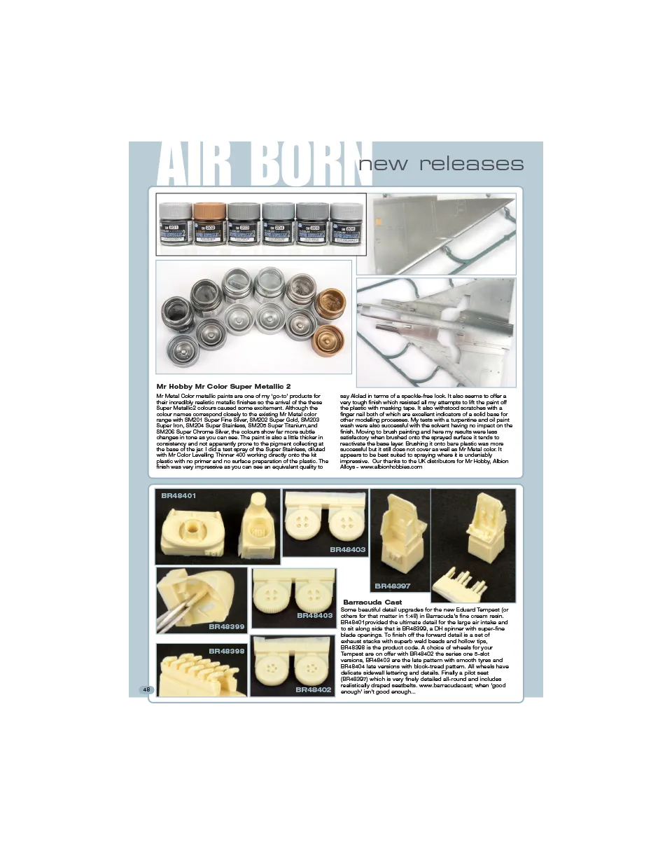 AFV Modeller AIR84 articolo PDF Air Borne aerei