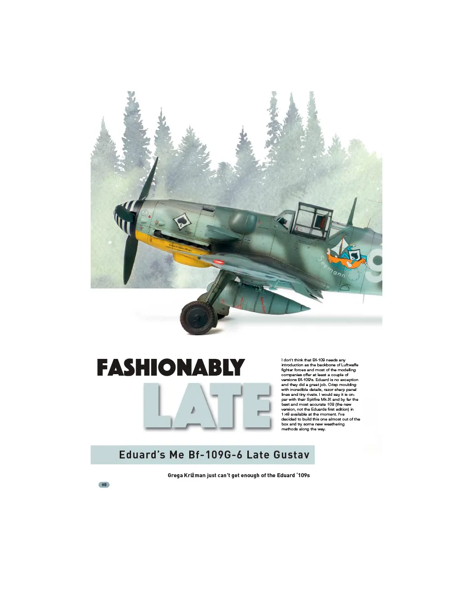 AFV Modeller AIR86 Bf-109G-6 Late articolo PDF copia singola