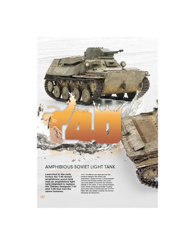 AFV Modeller AFV66 rivista pdf T-40 sovietico copia singola