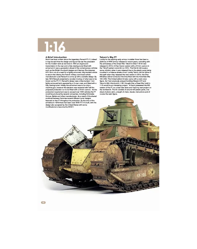 AFV Modeller AFV101 FT-17 articolo PDF carri