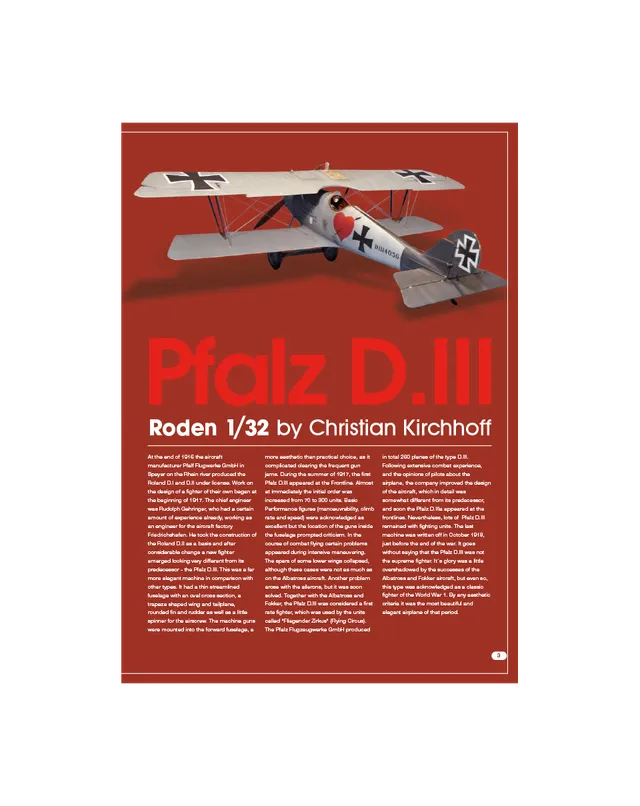 AFV Modeller AIR21 Pfalz D.III articolo PDF WWI