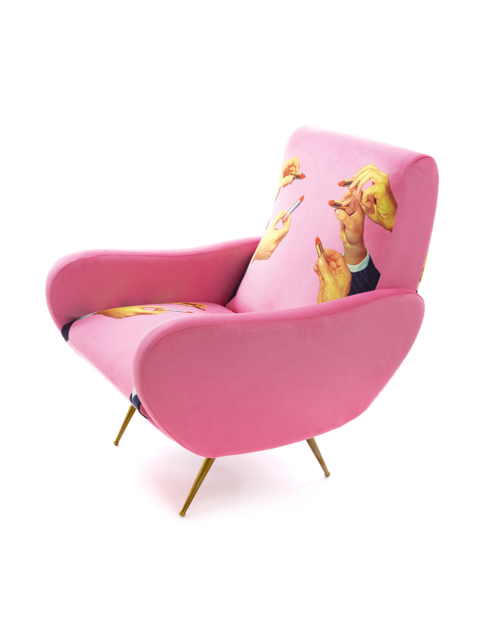 Toiletpaper Armchair poltrona tessuto 70x79 cm