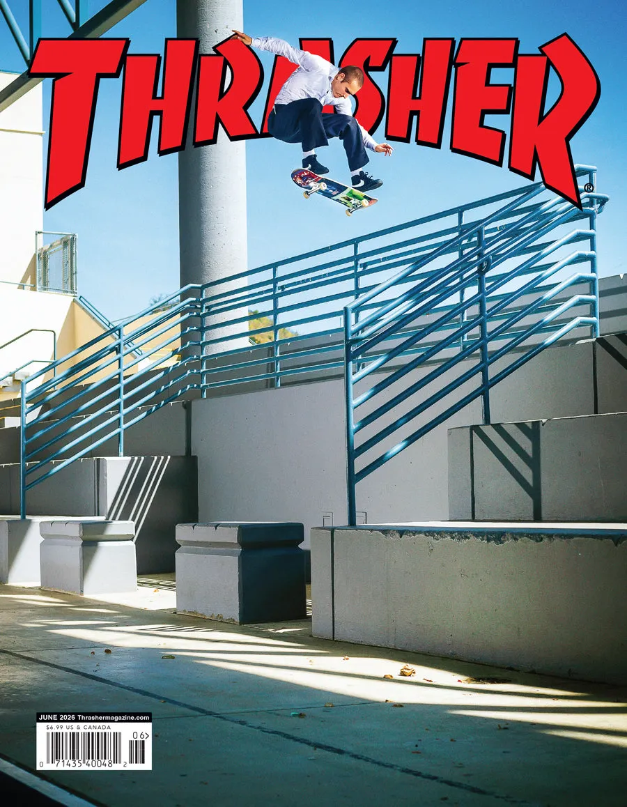Thrasher Magazine giugno 2026 rivista copia singola nuova