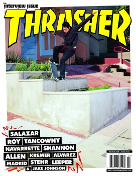 Thrasher marzo 2009 rivista Interview Issue copia singola