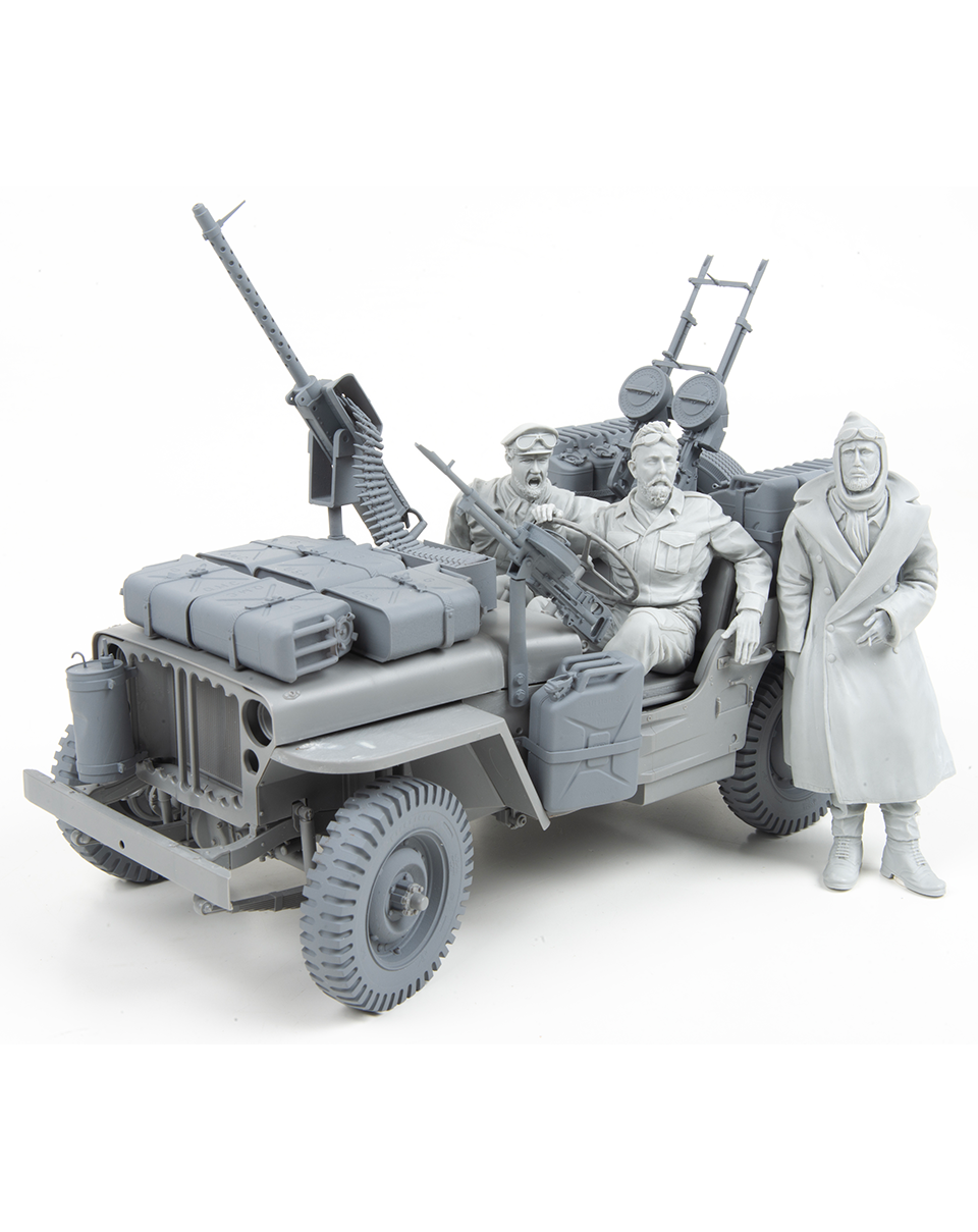 AFV Modeller 16096 figure 1:16 Jeep Gunner LRDG