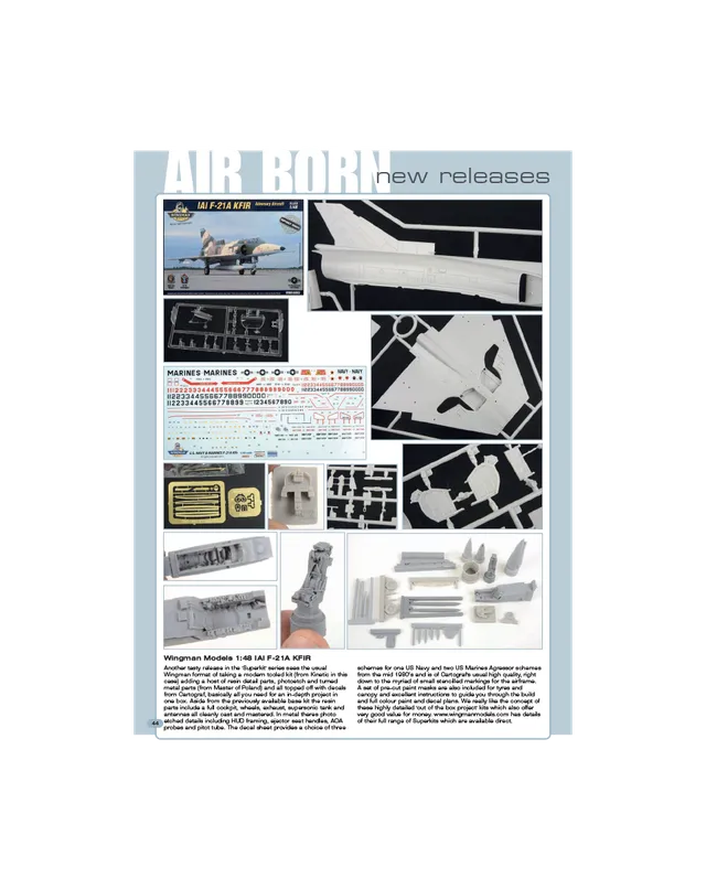 AFV Modeller AIR57 Air Born articolo PDF aerei