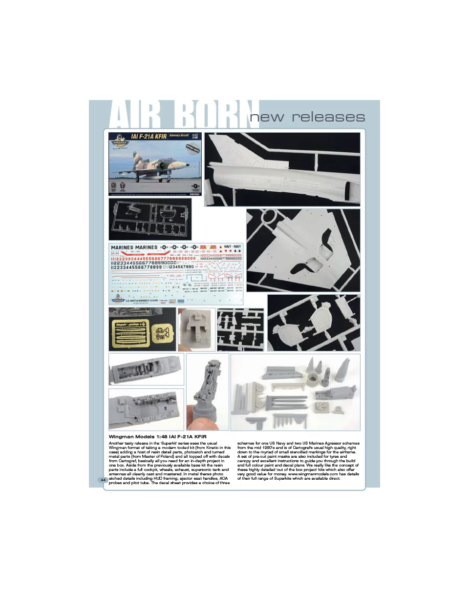 AFV Modeller AIR57 Air Born articolo PDF aerei