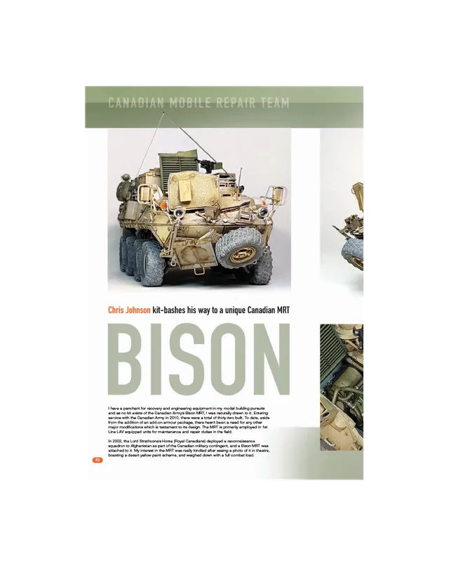 AFV Modeller AFV130 Canadian Bison numero PDF
