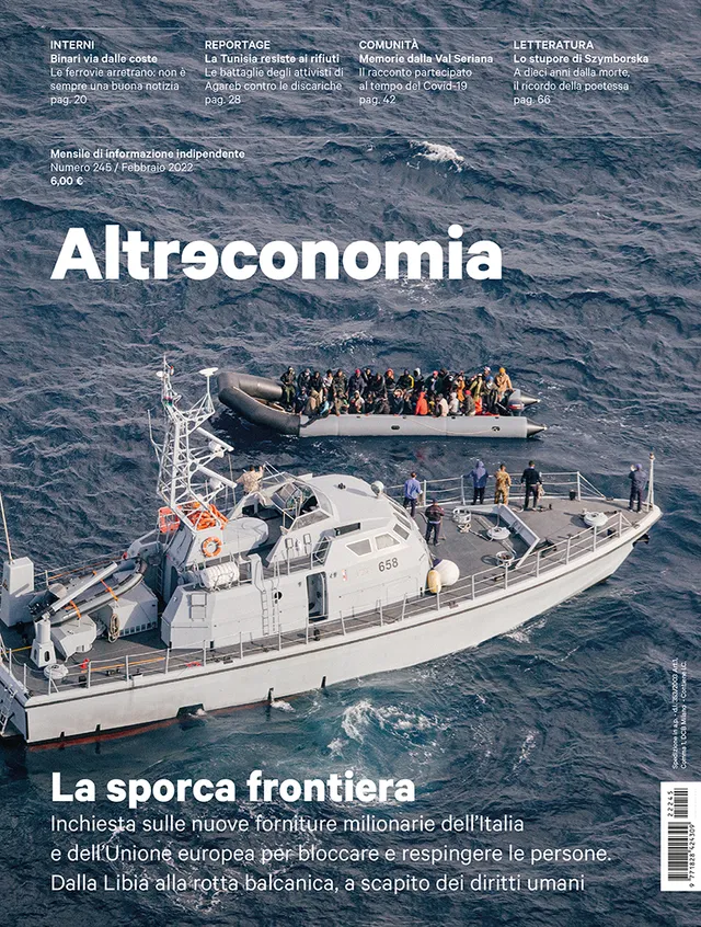 Altreconomia 245 La sporca frontiera rivista copia singola