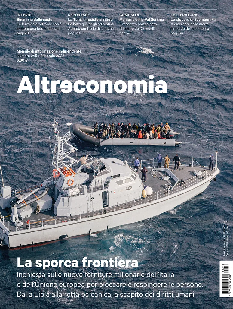 Altreconomia 245 La sporca frontiera rivista copia singola