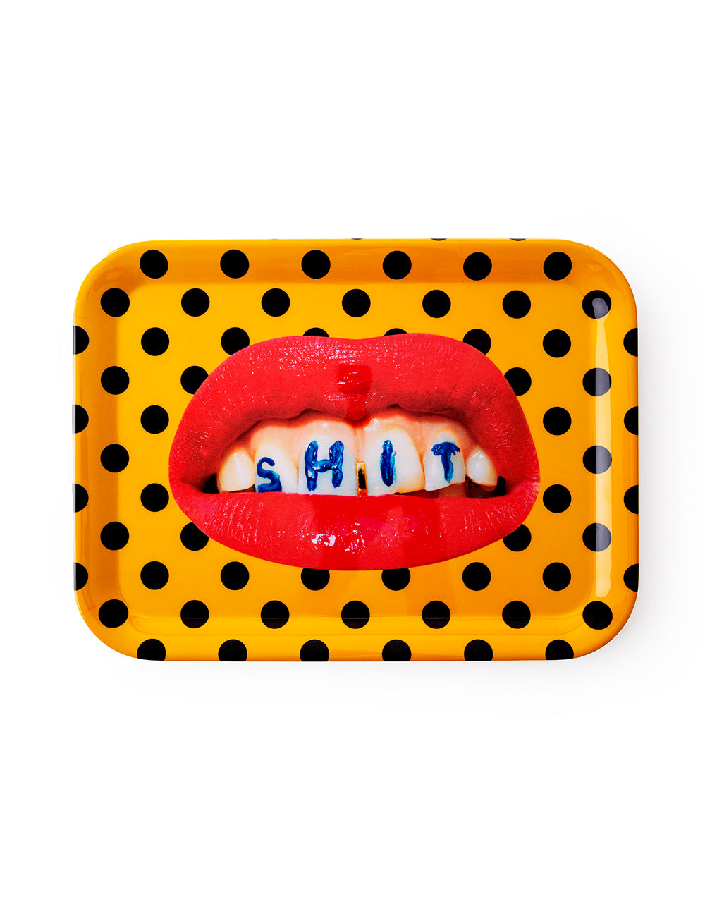 TOILETPAPER Tray Lipsticks Pink vassoio melamina 32x43,5 cm