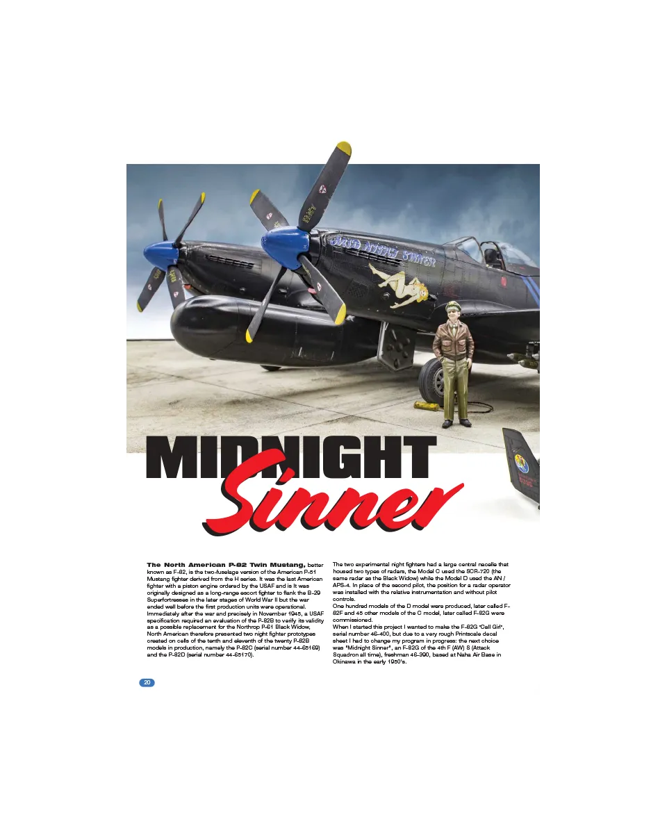 AFV Modeller AIR108 F-82 Twin Mustang articolo PDF