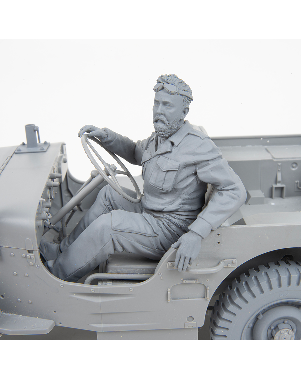AFV Modeller 16095 figurino 1:16 LRDG SAS Jeep Driver