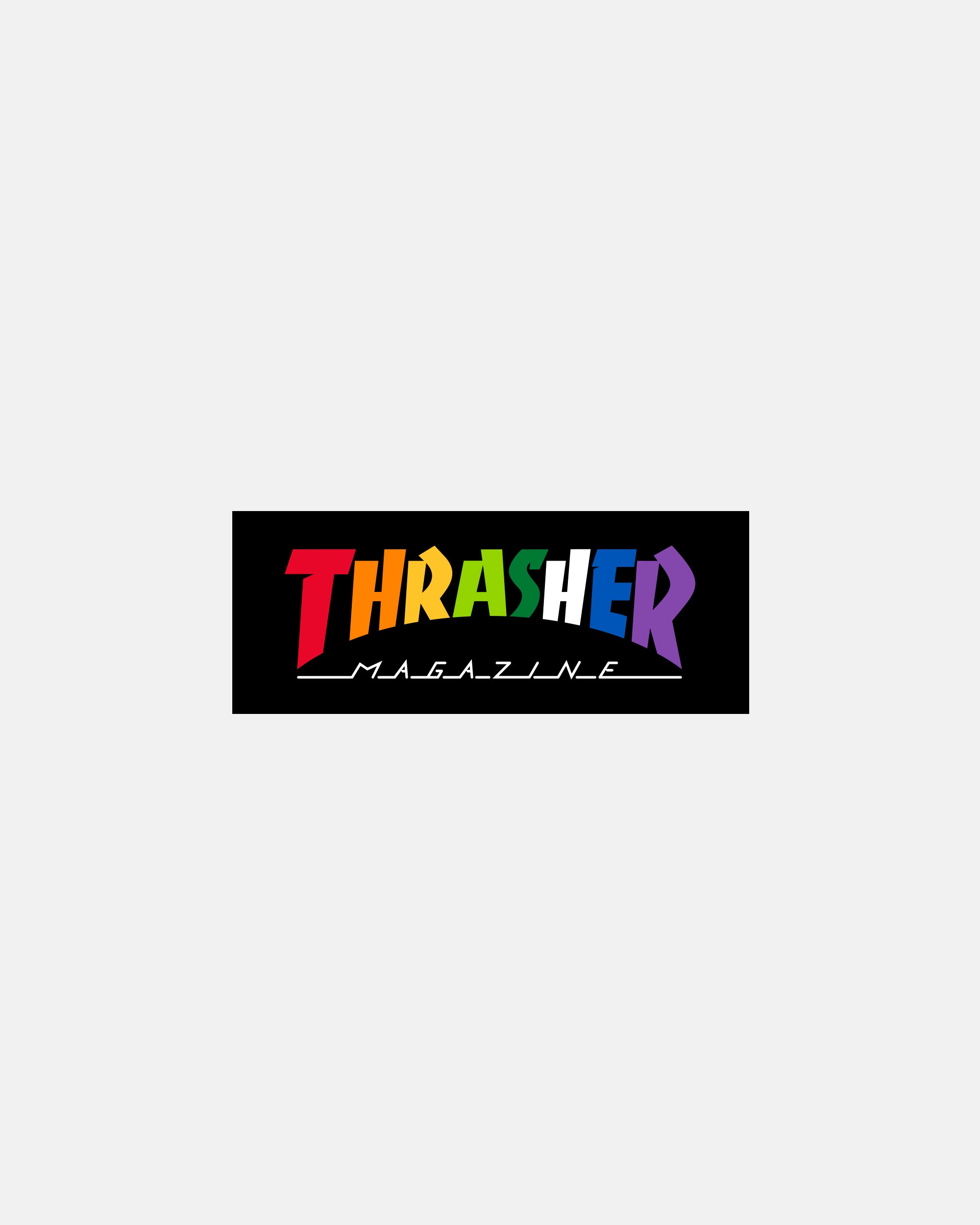Thrasher Rainbow Mag adesivo skate 3,8 x 10 cm