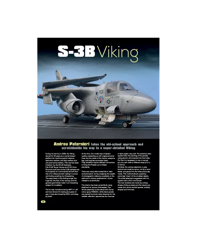 AFV Modeller AIR AIR67 S-3B Viking articolo PDF aviazione