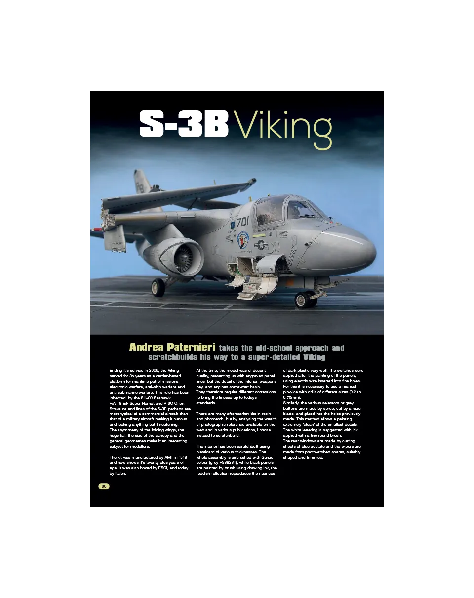 AFV Modeller AIR AIR67 S-3B Viking articolo PDF aviazione