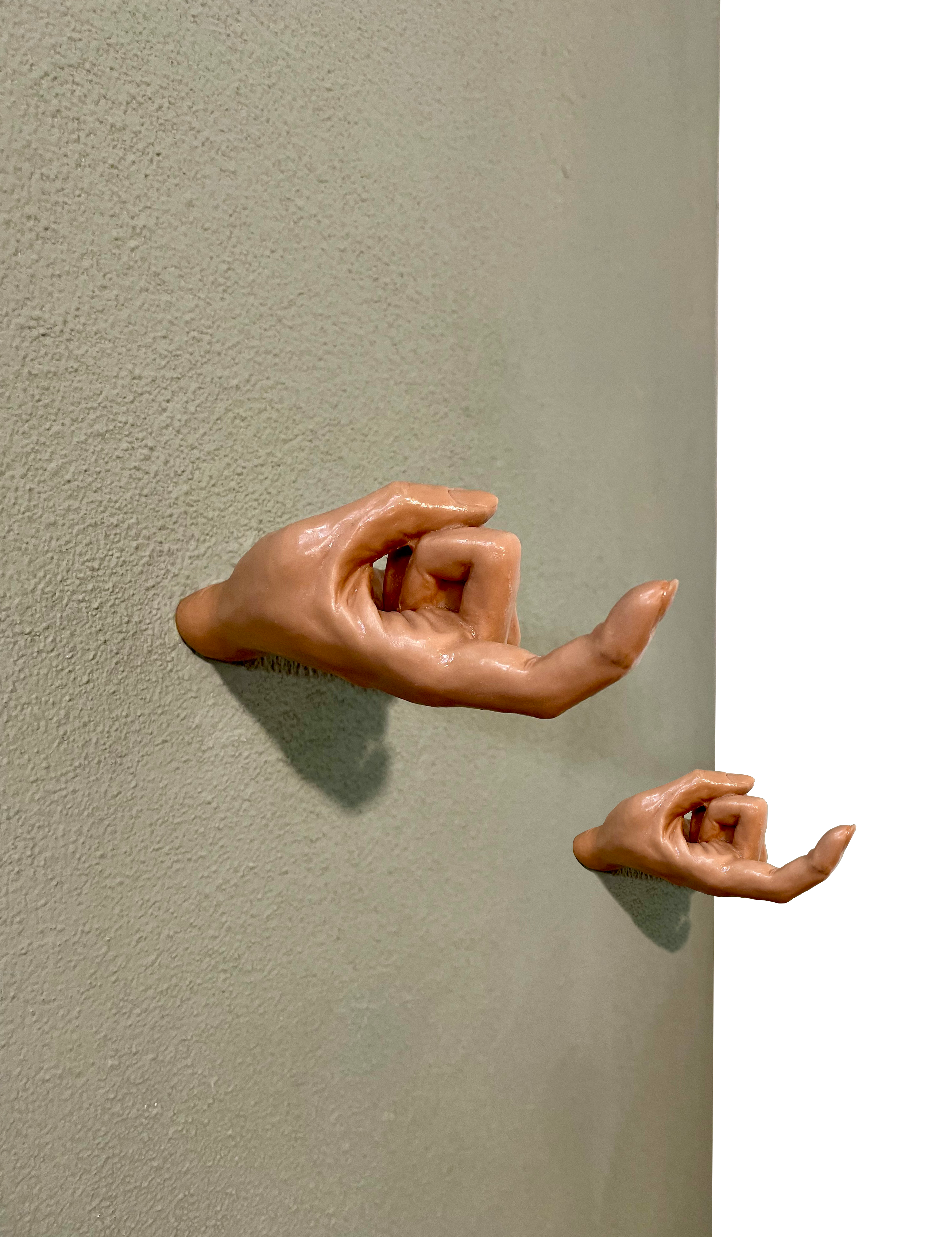 TOILETPAPER Appendito Wall Grip appendiabiti resina 2 pezzi