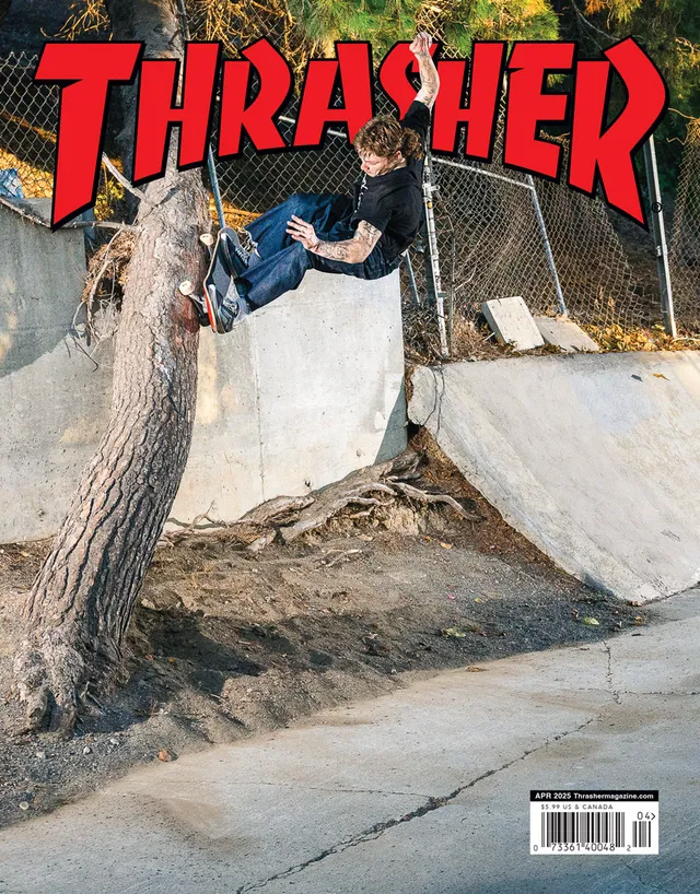 Thrasher Magazine April 2025 rivista copia singola skate