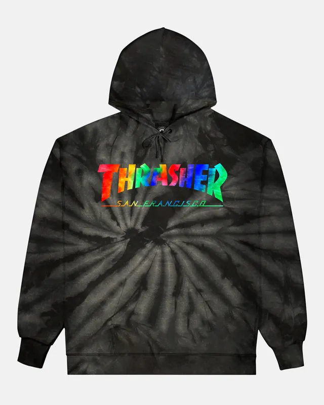 Thrasher Skate Mag felpa hoodie black mineral