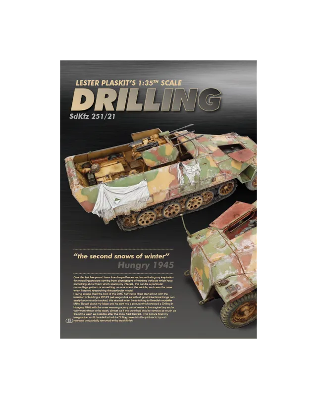 AFV Modeller AFV71 Drilling SdKfz 251/21 rivista copia singola